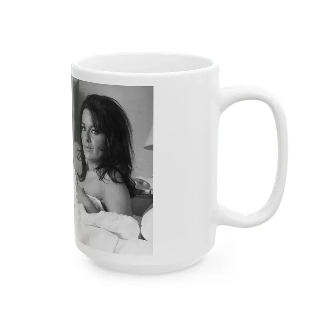 Lisa Gastoni #41 (Vintage Female Icon) White Coffee Mug - Go Mug Yourself