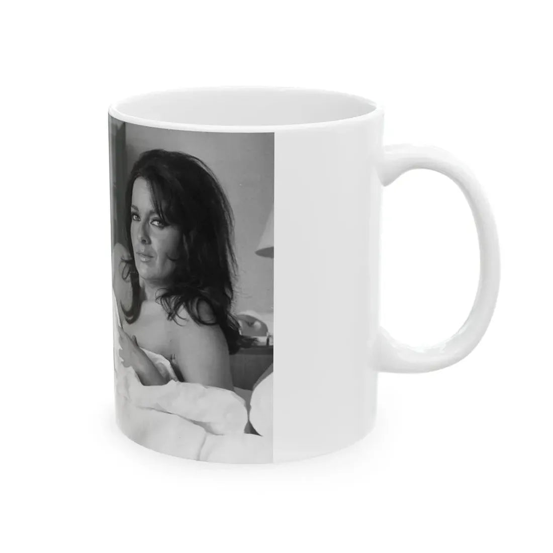Lisa Gastoni #41 (Vintage Female Icon) White Coffee Mug - Go Mug Yourself