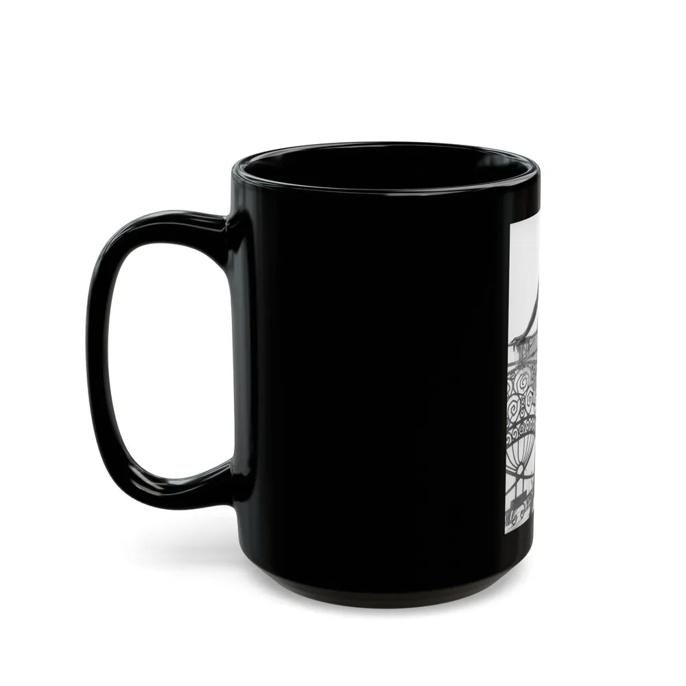 Lisa Gastoni #42 (Vintage Female Icon) Black Coffee Mug-Go Mug Yourself