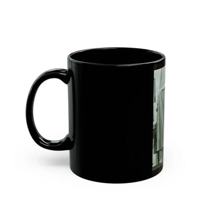 Lisa Gastoni #45 (Vintage Female Icon) Black Coffee Mug - Go Mug Yourself