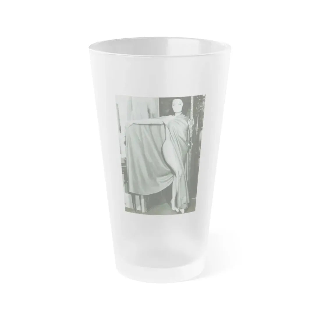Lisa Gastoni #45 (Vintage Female Icon) Frosted Pint Glass 16oz 16oz Frosted - Go Mug Yourself