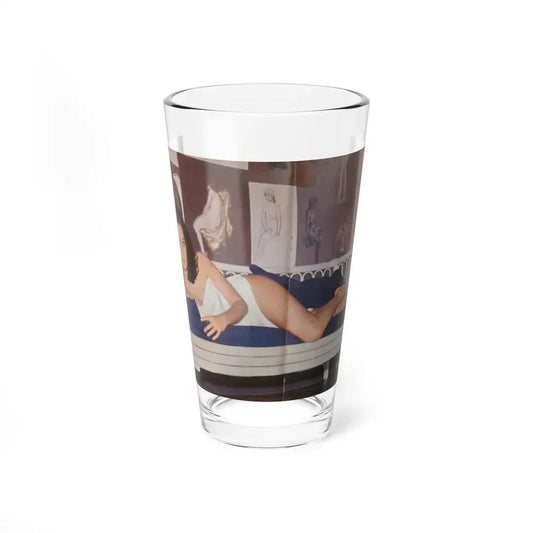 Lisa Gastoni #46 (Vintage Female Icon) Pint Glass 16oz 16oz - Go Mug Yourself