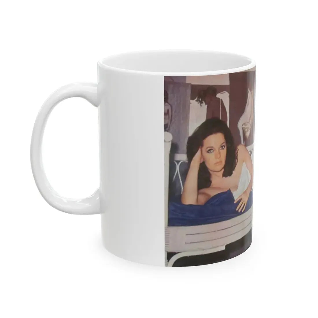 Lisa Gastoni #46 (Vintage Female Icon) White Coffee Mug - Go Mug Yourself