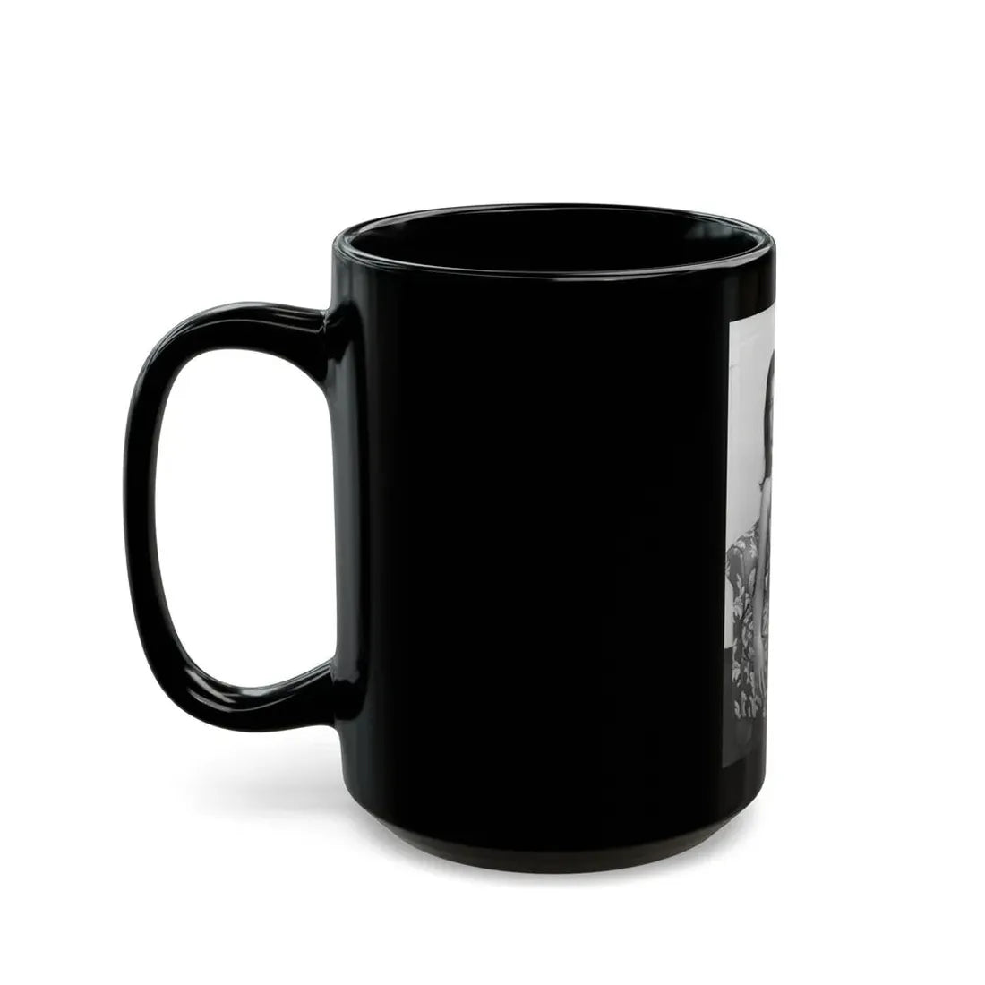 Lisa Gastoni #48 (Vintage Female Icon) Black Coffee Mug - Go Mug Yourself
