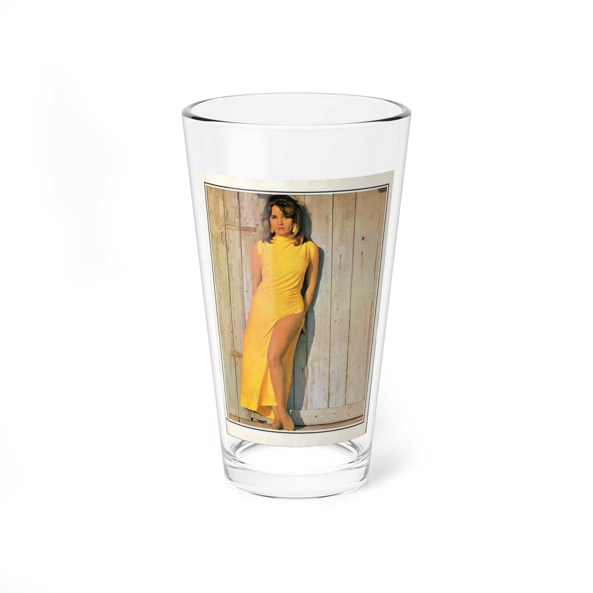 Lisa Gastoni #50 (Vintage Female Icon) Pint Glass 16oz-16oz-Go Mug Yourself