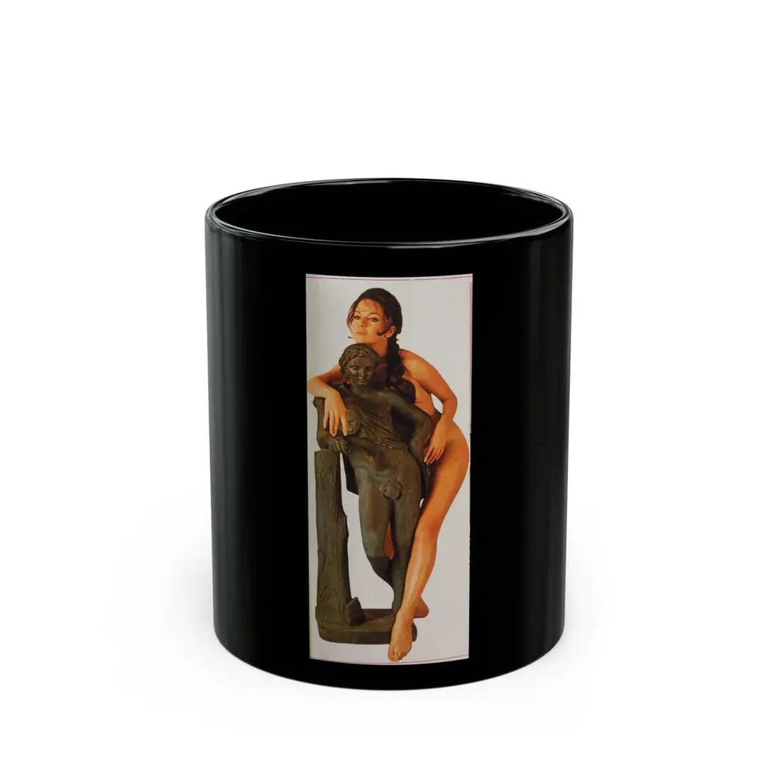 Lisa Gastoni #53 (Vintage Female Icon) Black Coffee Mug 11oz - Go Mug Yourself