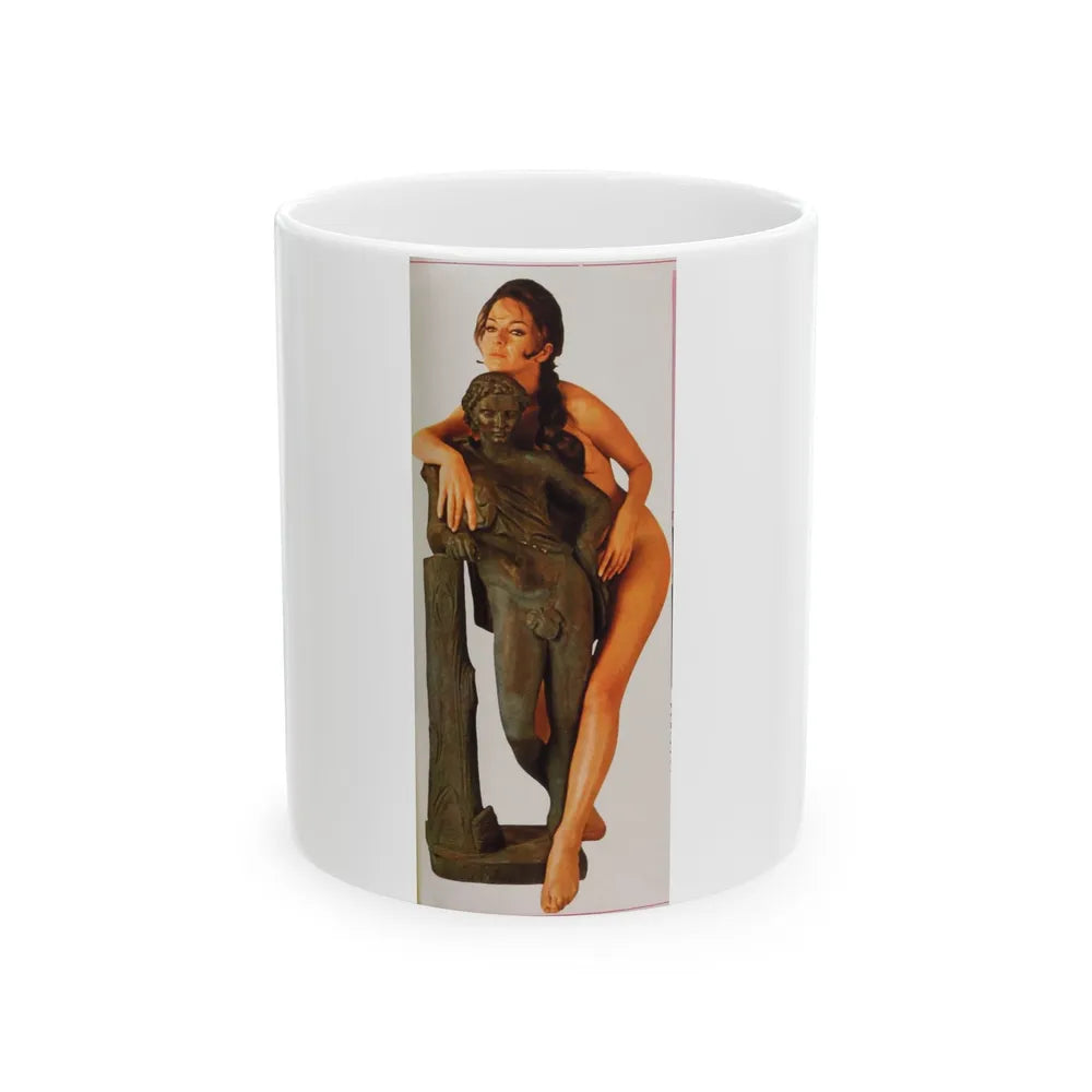 Lisa Gastoni #53 (Vintage Female Icon) White Coffee Mug-11oz-Go Mug Yourself