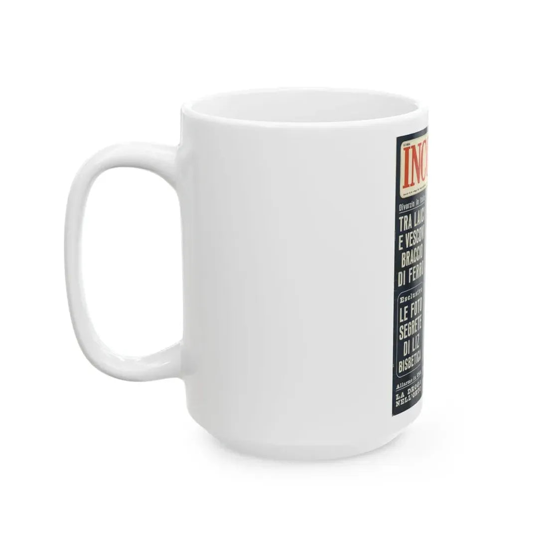 Lisa Gastoni #54 - Mag. Cover (Vintage Female Icon) White Coffee Mug - Go Mug Yourself