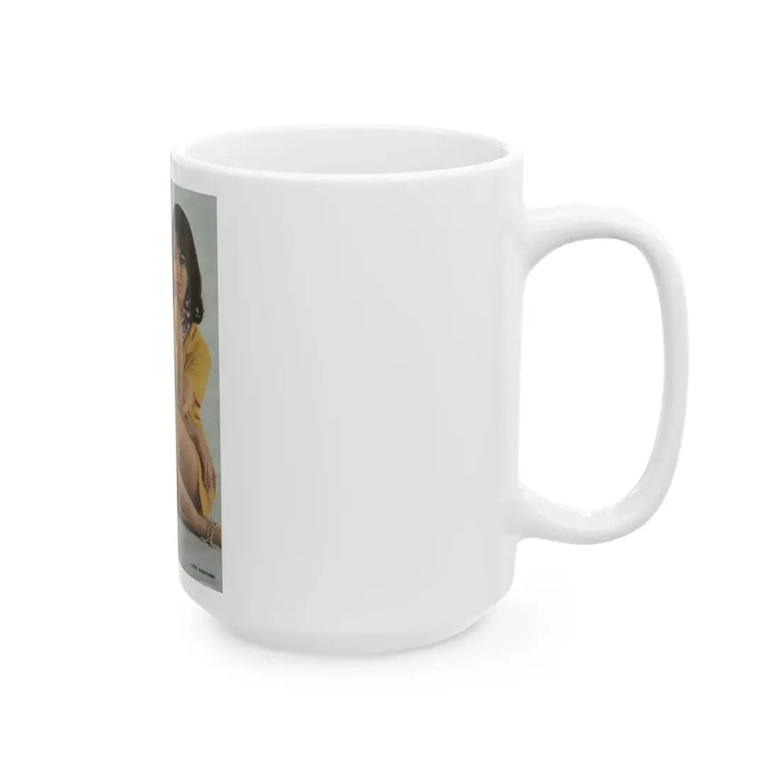 Lisa Gastoni #54 - Mag. Cover (Vintage Female Icon) White Coffee Mug - Go Mug Yourself