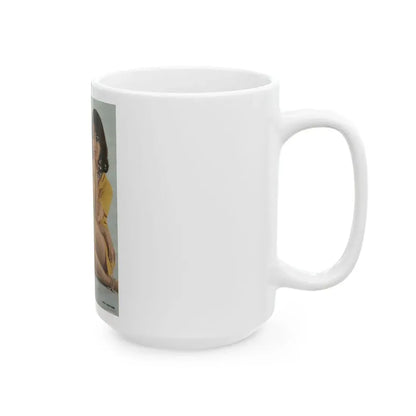 Lisa Gastoni #54 - Mag. Cover (Vintage Female Icon) White Coffee Mug - Go Mug Yourself