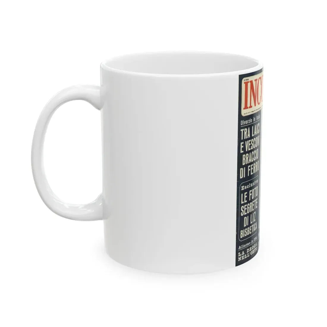 Lisa Gastoni #54 - Mag. Cover (Vintage Female Icon) White Coffee Mug - Go Mug Yourself