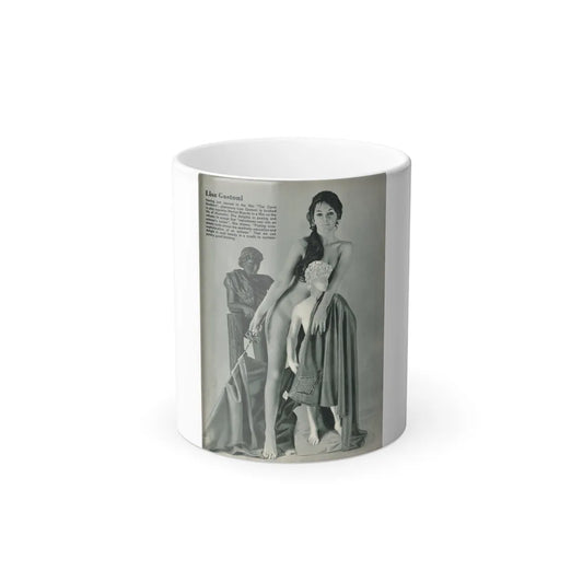 Lisa Gastoni #55 (Vintage Female Icons) Color Changing Mug 11oz-11oz-Go Mug Yourself