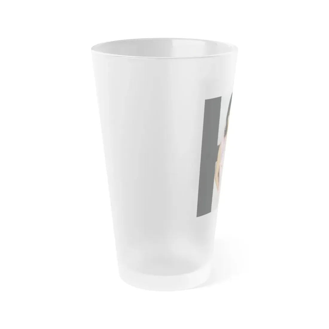 Lisa Gastoni #60 (Vintage Female Icon) Frosted Pint Glass 16oz - Go Mug Yourself