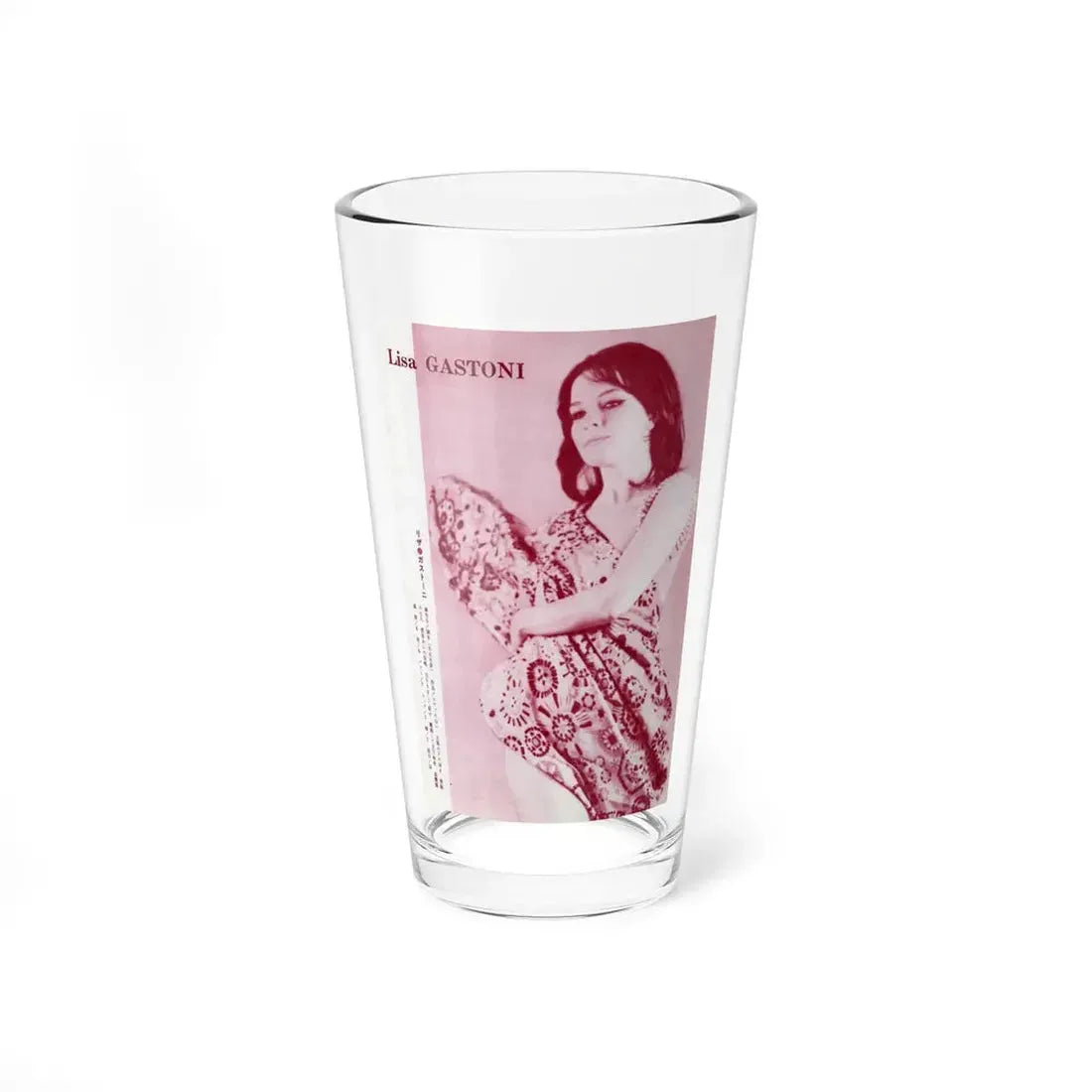 Lisa Gastoni #65 (Vintage Female Icon) Pint Glass 16oz 16oz - Go Mug Yourself