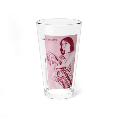 Lisa Gastoni #65 (Vintage Female Icon) Pint Glass 16oz 16oz - Go Mug Yourself