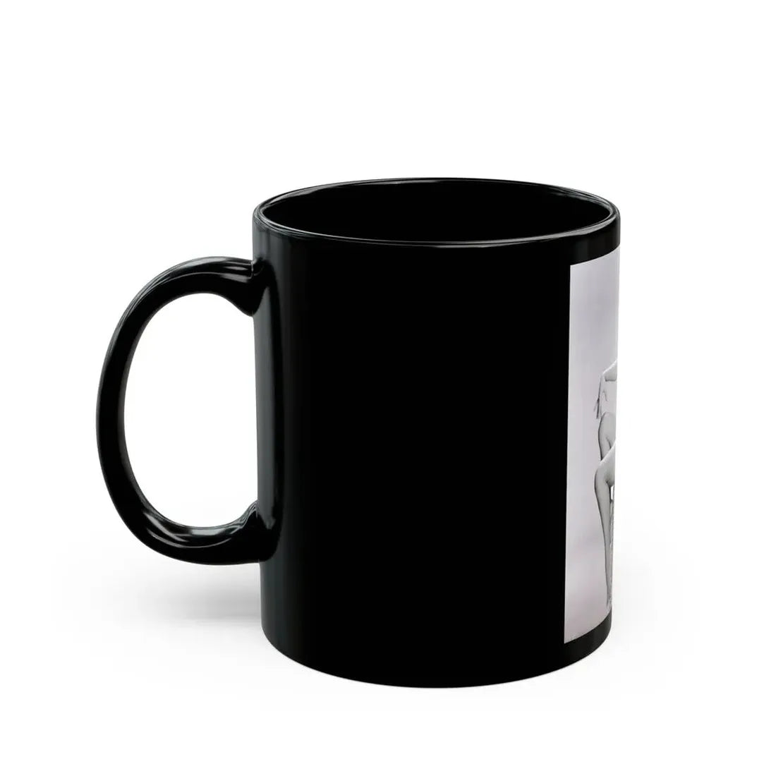 Lisa Montell #02 (Vintage Female Icon) Black Coffee Mug - Go Mug Yourself
