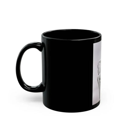 Lisa Montell #02 (Vintage Female Icon) Black Coffee Mug - Go Mug Yourself