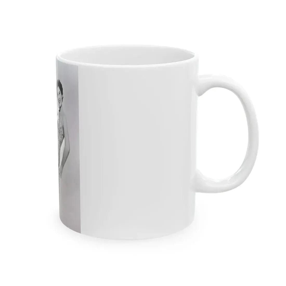 Lisa Montell #02 (Vintage Female Icon) White Coffee Mug - Go Mug Yourself