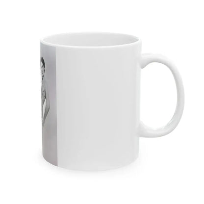 Lisa Montell #02 (Vintage Female Icon) White Coffee Mug - Go Mug Yourself
