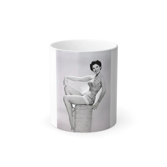 Lisa Montell #02 (Vintage Female Icons) Color Changing Mug 11oz-11oz-Go Mug Yourself