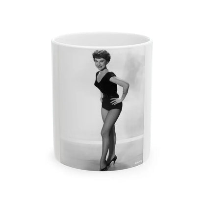 Lisa Montell #05 (Vintage Female Icon) White Coffee Mug-11oz-Go Mug Yourself