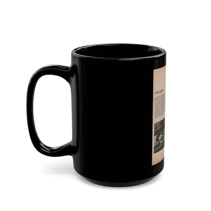 Lisa Montell #20 - International Pin-Ups Mag. '57 - 2 B&W Photos & Small Article (Vintage Female Icon) Black Coffee Mug - Go Mug Yourself