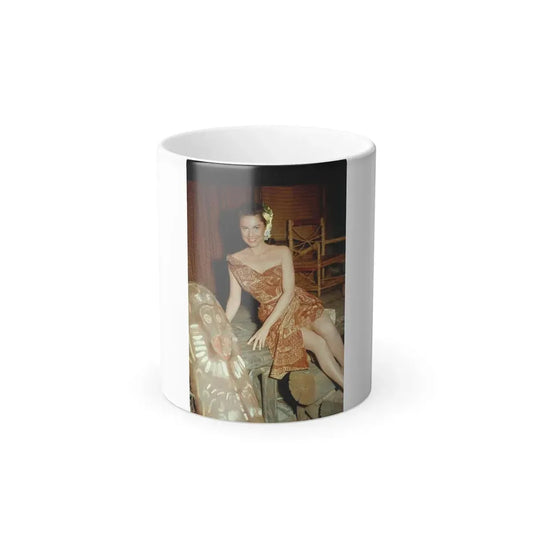 Lisa Montell #23 (Vintage Female Icon) Color Changing Coffee Mug 11oz - Go Mug Yourself