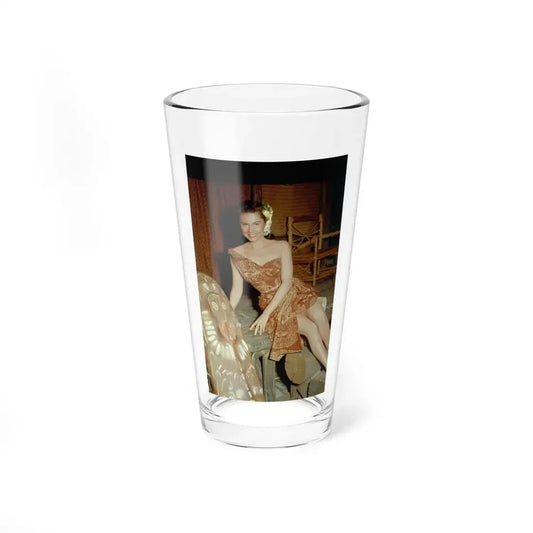 Lisa Montell #23 (Vintage Female Icon) Pint Glass 16oz 16oz - Go Mug Yourself
