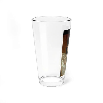 Lisa Montell #23 (Vintage Female Icon) Pint Glass 16oz - Go Mug Yourself