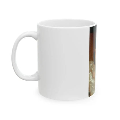 Lisa Montell #23 (Vintage Female Icon) White Coffee Mug - Go Mug Yourself