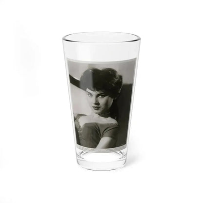 Lisa Montell #31 (Vintage Female Icon) Pint Glass 16oz 16oz - Go Mug Yourself