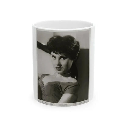 Lisa Montell #31 (Vintage Female Icon) White Coffee Mug 11oz - Go Mug Yourself