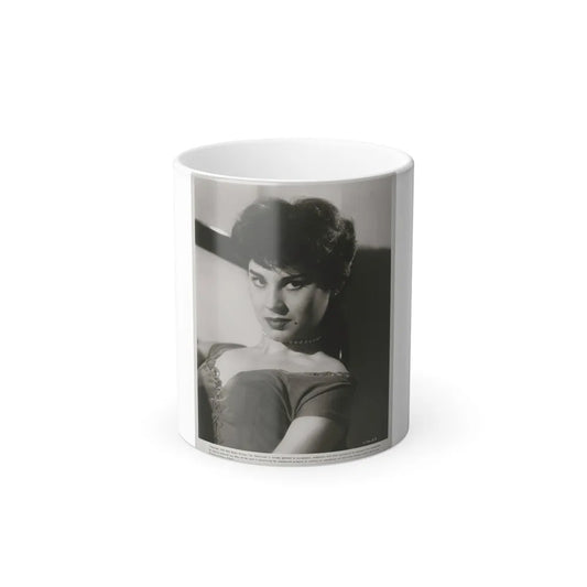 Lisa Montell #31 (Vintage Female Icons) Color Changing Mug 11oz-11oz-Go Mug Yourself