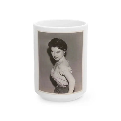 Lisa Montell #33 (Vintage Female Icon) White Coffee Mug 15oz - Go Mug Yourself