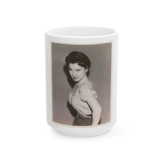 Lisa Montell #33 (Vintage Female Icon) White Coffee Mug 15oz - Go Mug Yourself