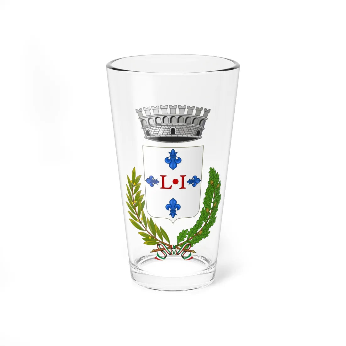 Liscia-Stemma (Italy) (Coat of Arms) Pint Glass 16oz 16oz - Go Mug Yourself
