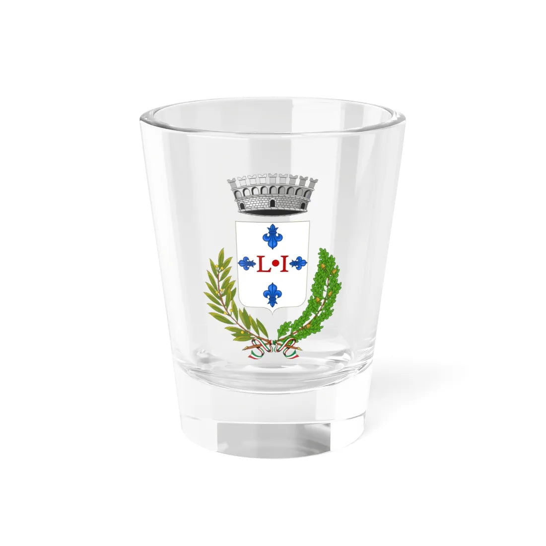 Liscia-Stemma (Italy) (Coat of Arms) Shot Glass 1.5oz 1.5oz - Go Mug Yourself