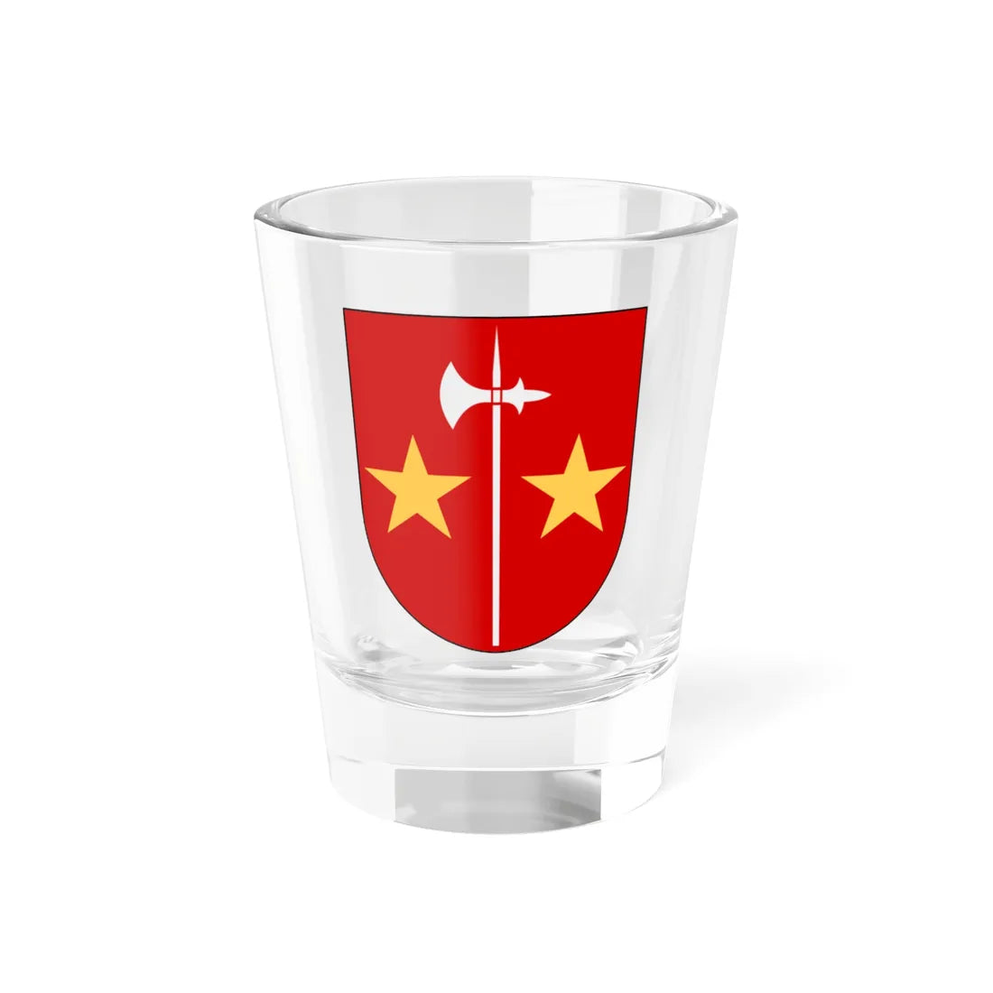 Lister vapen (Sweden) (Coat of Arms) Shot Glass 1.5oz 1.5oz - Go Mug Yourself