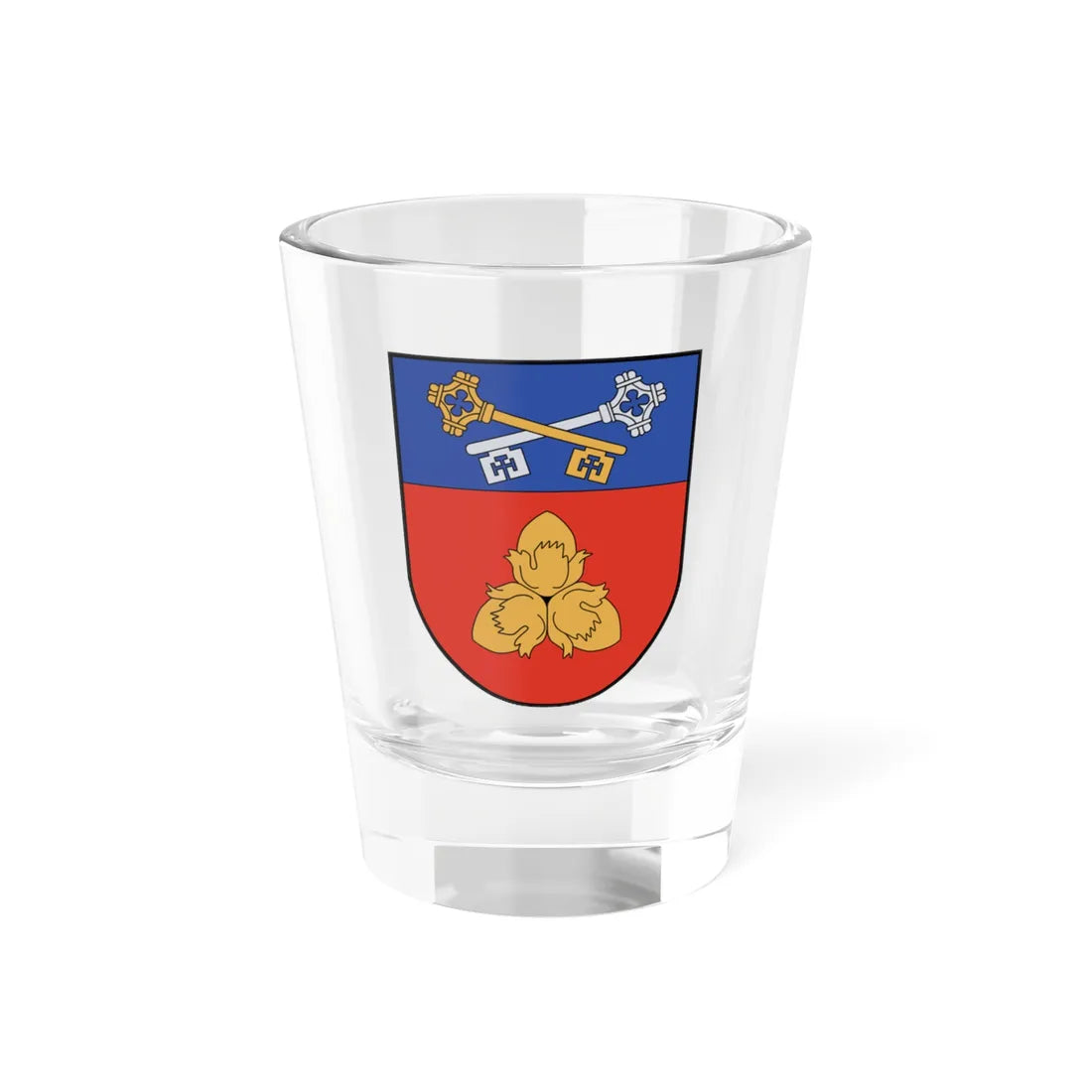 LIT VL Šalčininkai CoA (Lithuania) (Coat of Arms) Shot Glass 1.5oz 1.5oz - Go Mug Yourself