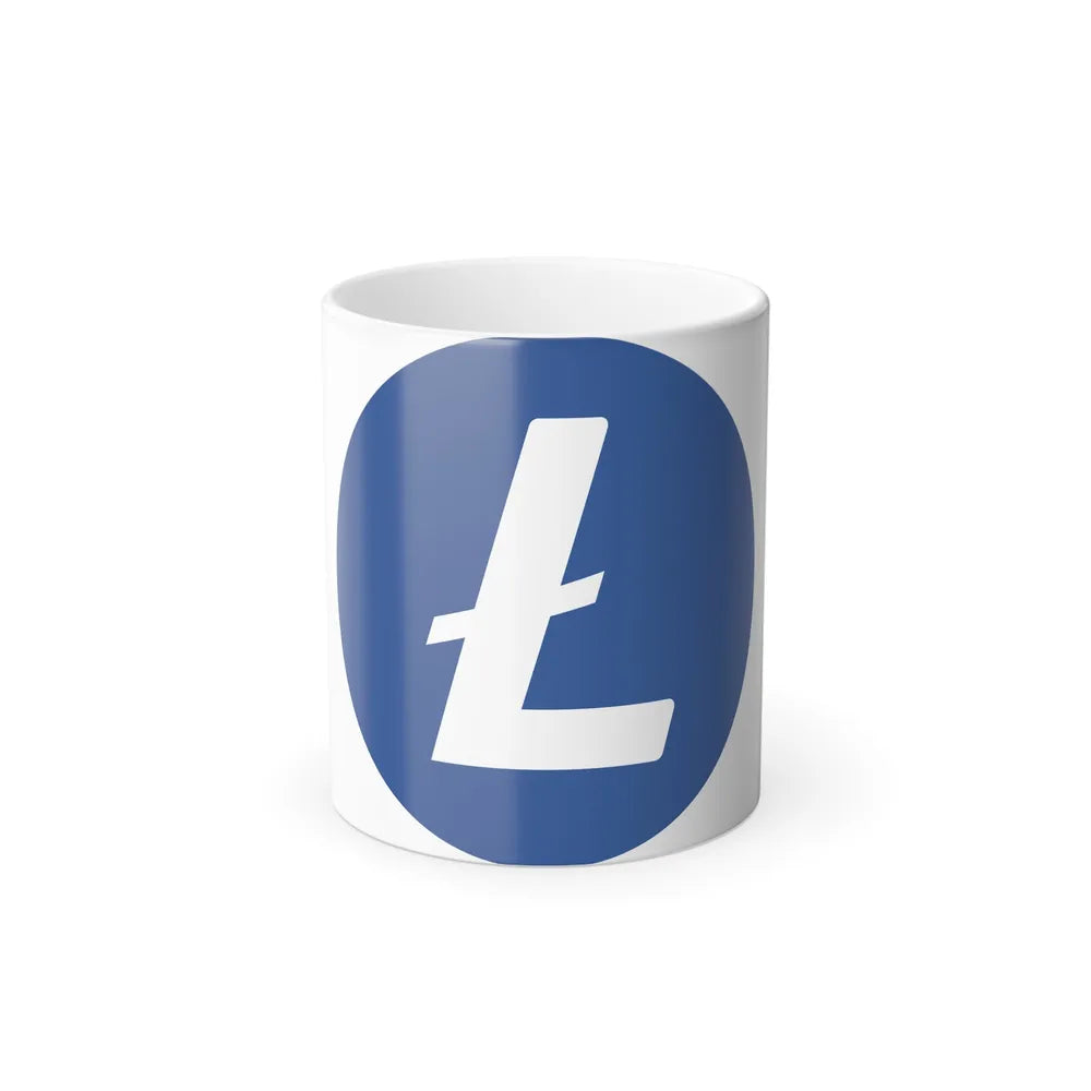 LITECOIN LTC (Cryptocurrency) Color Changing Mug 11oz-11oz-Go Mug Yourself