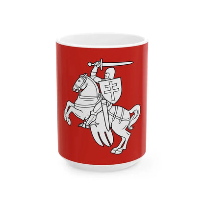 Lithuania 1918 (Lithuania) White Coffee Mug 15oz - Go Mug Yourself