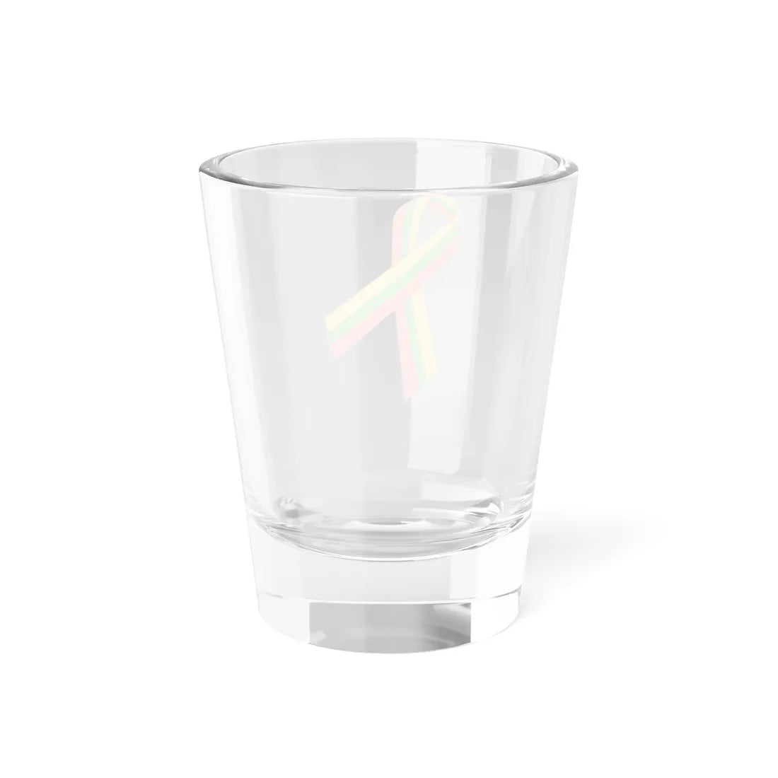 Lithuania and Myanmar ribbon (Lithuania) Shot Glass 1.5oz - Go Mug Yourself