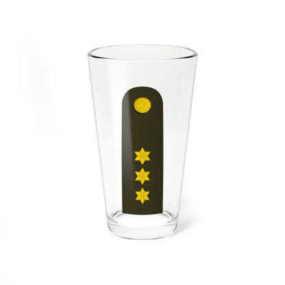 Lithuania Army OF 2 (Lithuania) (Military Rank) Pint Glass 16oz 16oz - Go Mug Yourself