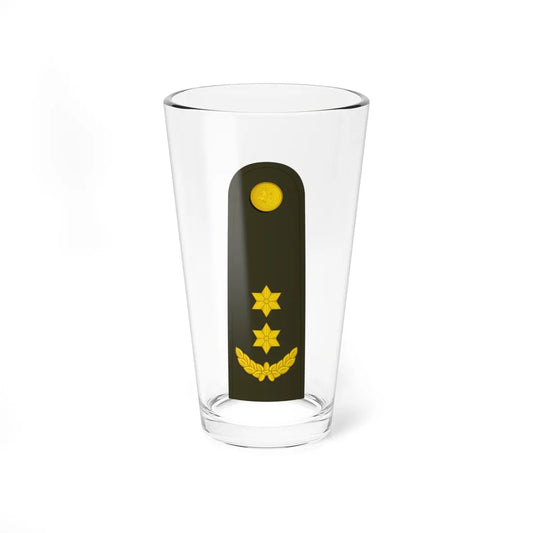 Lithuania Army OF 4 (Lithuania) (Military Rank) Pint Glass 16oz 16oz - Go Mug Yourself