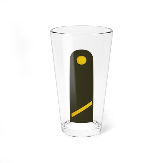 Lithuania Army OR 1 (Lithuania) (Military Rank) Pint Glass 16oz 16oz - Go Mug Yourself
