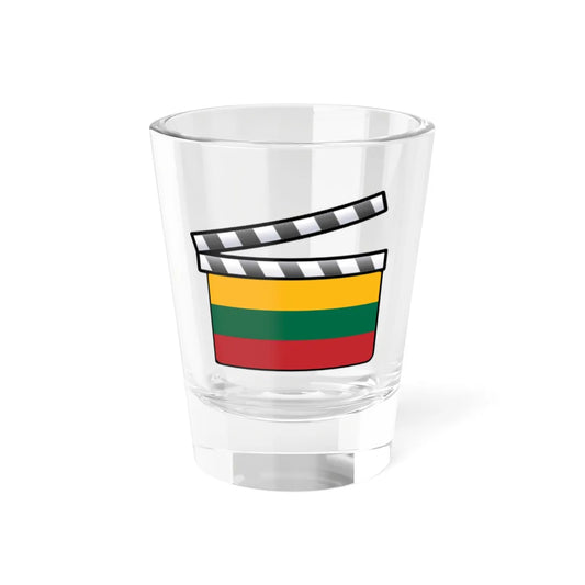 Lithuania film clapperboard (Lithuania) Shot Glass 1.5oz 1.5oz - Go Mug Yourself