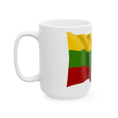 Lithuania-flag (Lithuania) White Coffee Mug - Go Mug Yourself