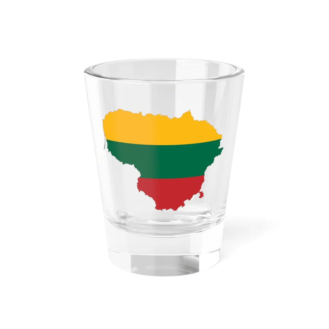 Lithuania-Flagmap (Lithuania) Shot Glass 1.5oz 1.5oz - Go Mug Yourself