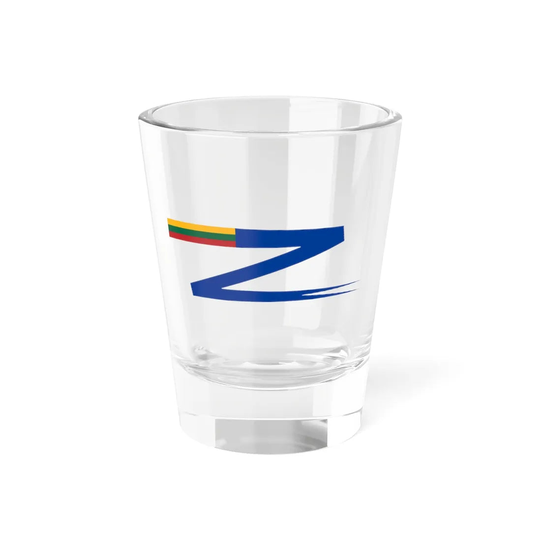 Lithuanian Naval pennant (Lithuania) Shot Glass 1.5oz 1.5oz - Go Mug Yourself