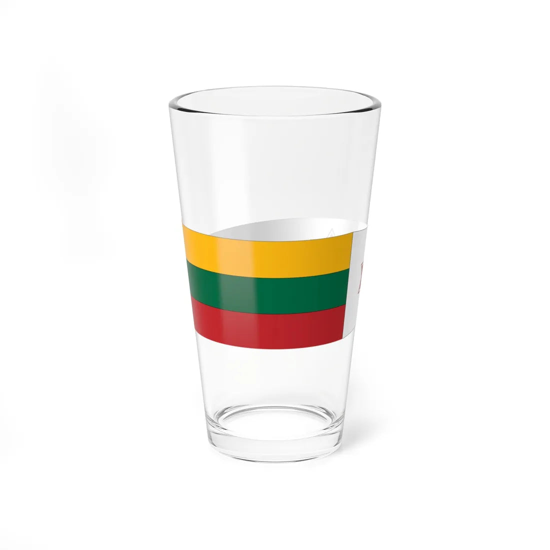 Lithuanian Navy Brigade Commanders pennant (Lithuania) Pint Glass 16oz - Go Mug Yourself